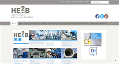 Desktop Screenshot of isib.be